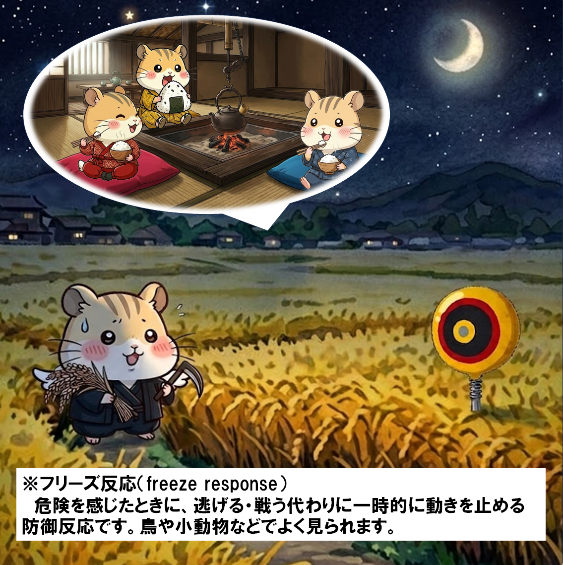 音楽解説４コマ漫画、フェルマータ